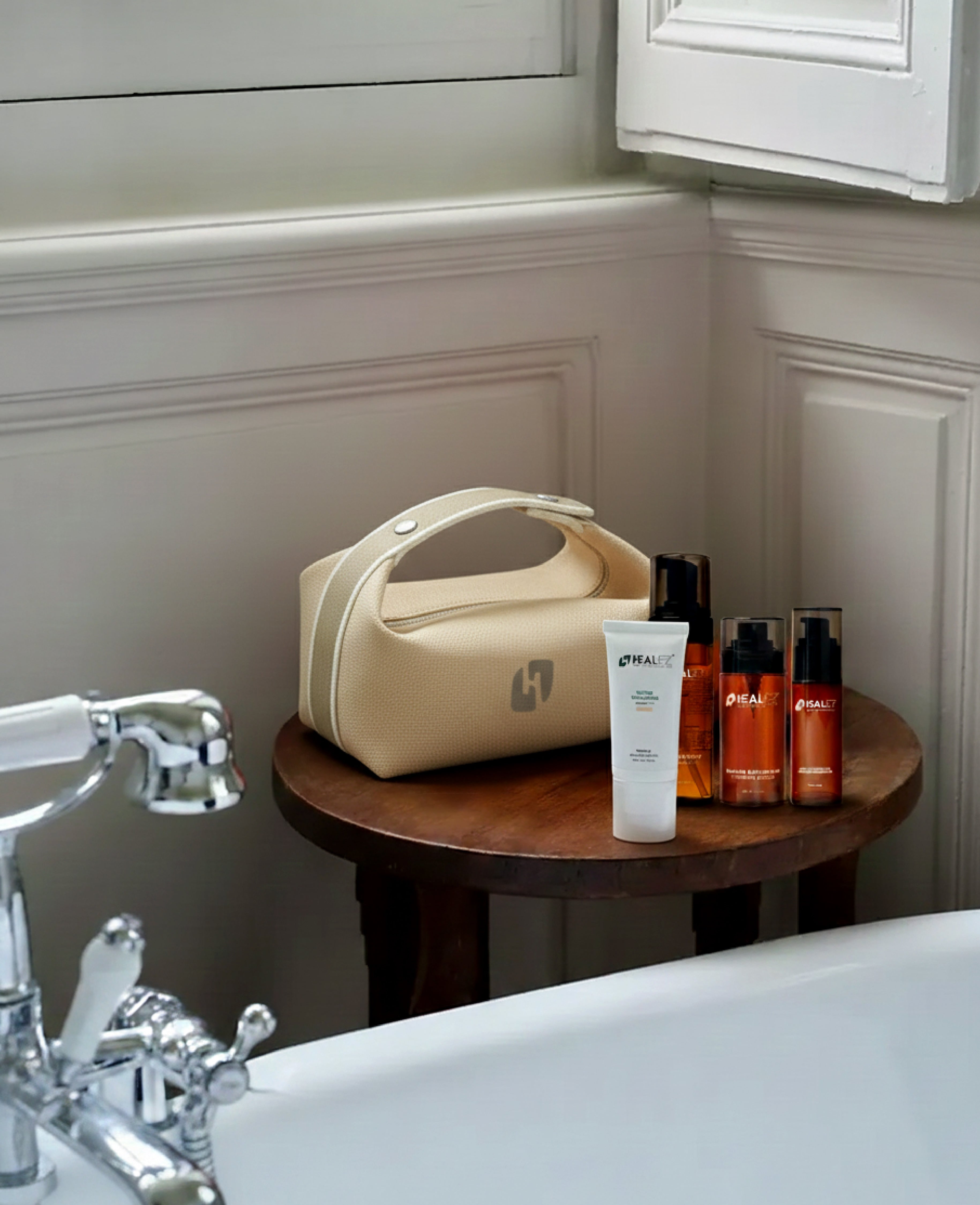 Canvas Skincare Pouch