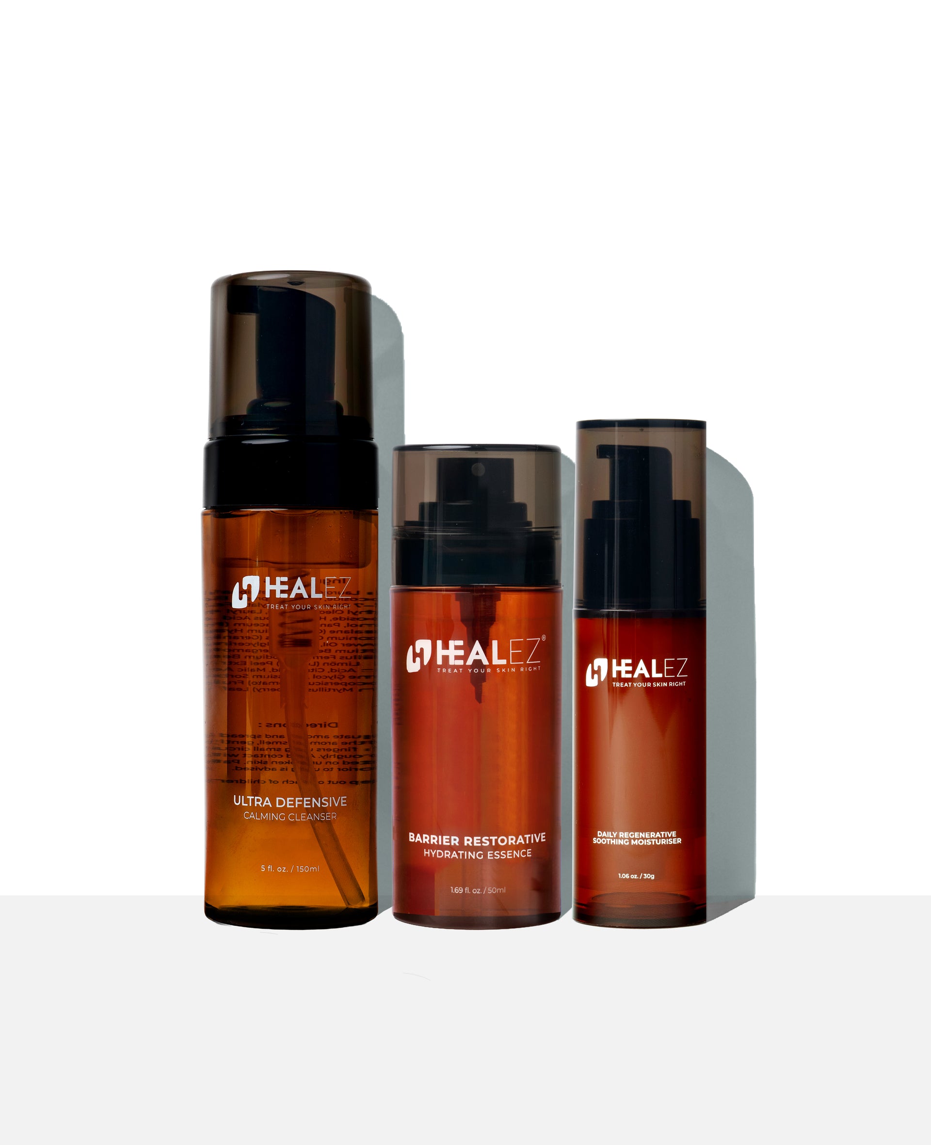 Ultra Defensive Calming Cleanser + Barrier Restorative Hydrating Essence + Daily Regenerative Soothing Moisturiser